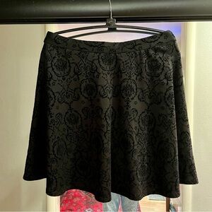 Black Skater Skirt Size L